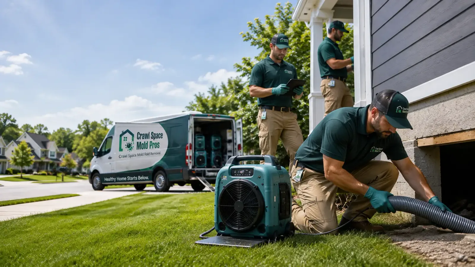Crawl Space Mold Removal in Adams, MN
